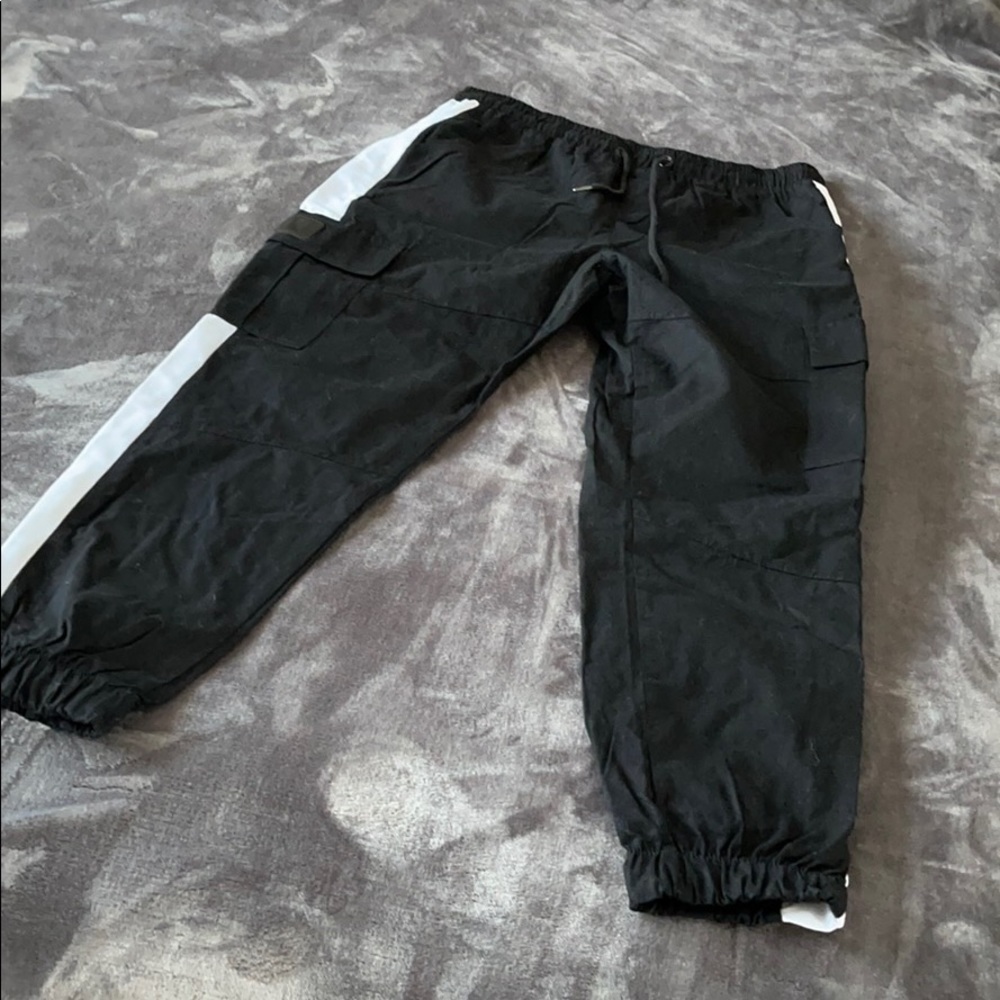 Black and White Jogger/Cargo Pant